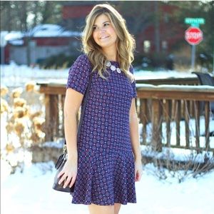 Banana Republic Flounce Dress (Size 0)